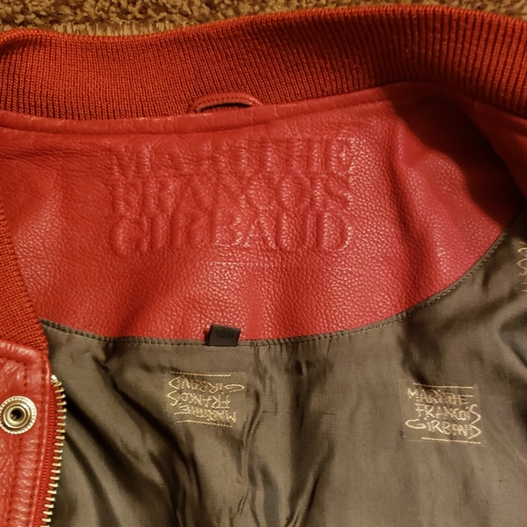 Marithe Francois Girbaud Leather Bomber jacket - Picture 3 of 4